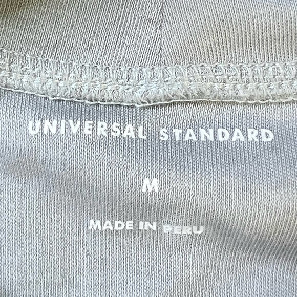 Universal Standard Women’s Funnel Neck Gray Hoodie Medium = 18-20 - Picture 8 of 13